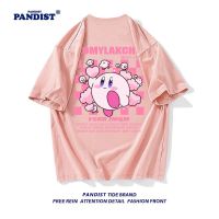 PANDIST星之卡比卡可爱卡通印花纯棉半袖T恤夏季学院学生宽松上衣
