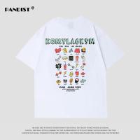 PANDIST日系100%纯棉宽松短袖T恤2022年夏季新款学生百搭半袖上衣