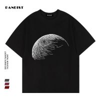 PANDIST夏季新款纯棉\短袖男t恤时尚宽松休闲港风ins潮流体恤上衣