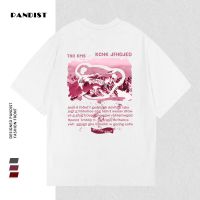 PANDIST夏季新款纯棉宽松潮流小熊印花短袖男女慵懒风宽松T恤