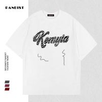 PANDIST夏季新款纯棉短袖男女休闲宽松时尚ins原宿风潮流体恤上衣