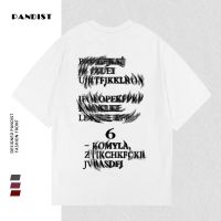 PANDIST夏季新款纯棉衣服百搭短袖t恤衫宽松韩版情侣半袖男装上衣