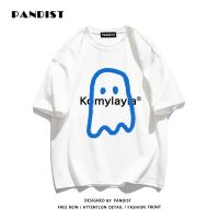PANDIST夏季新款纯棉短袖t恤男女韩版原宿风宽松ins百搭小众上衣
