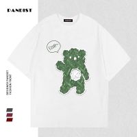 PANDIST夏季新款纯棉短袖街头小众印花男女原宿风显瘦潮流T恤