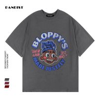 PANDIST夏季新款纯棉街头复古短袖T恤男百搭帅气ins情侣休闲上衣