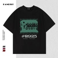 PANDIST夏季新款纯棉短袖t恤男女情侣装高街美式复古百搭宽松上衣
