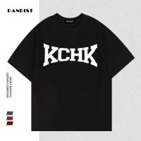 PANDIST夏季新款纯棉短袖男女T恤韩版宽松英文字母圆领大码上衣潮