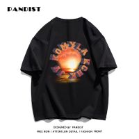 PANDIST夏季新款纯棉短袖男女学生韩版宽松ins慵懒风半袖上衣潮