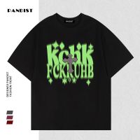 PANDIST夏季新款纯棉短袖男女圆领美式街头情侣款t恤休闲洋气