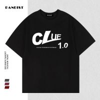 PANDIST夏季新款纯棉短袖t恤男女圆领半截袖休闲宽松打底衫百搭