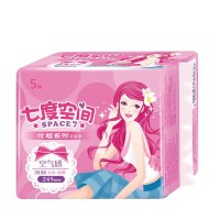 七度空间优雅系列薄型丝柔245mm日用5片装 QUC8105