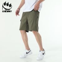 Claw money短裤男士夏季宽松休闲运动五分工装裤潮流外穿沙滩裤子