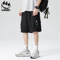 Claw Money运动休闲裤子男士短裤夏季外穿潮牌篮球宽松五分工装裤