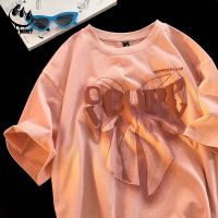 Claw money短袖夏季新款宽松百搭休闲半袖潮流印花港风情侣款T恤