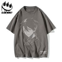 Claw Money情侣装ins夏季短袖T恤男oversize盐系纯棉宽松半袖体恤