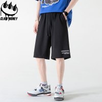 Claw money夏季新款外穿运动短裤男速干冰丝裤子宽松休闲五分裤