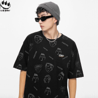 Claw moneyt恤男短袖ins纯棉宽松潮牌衣服潮流夏季男装半袖体恤