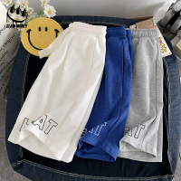 Claw money华夫格潮流胖子短裤男夏季运动沙滩裤韩版港风五分中裤