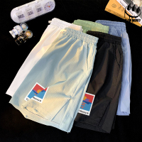 Claw money夏季冰丝运动短裤男韩版潮流帅气五分裤青少年薄款中裤