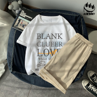 Claw moneyt恤套装男夏季休闲宽松短袖短裤两件套初中生运动穿搭