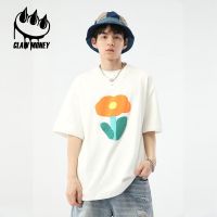 Clawmoney短袖男夏季2022新款纯棉100%宽松百搭情侣港风休闲T恤女