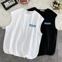 claw money帅气休闲宽松背心男夏季oversize无袖T恤学生纯棉坎肩