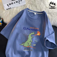 claw money纯棉短袖T恤男夏季潮流oversize大码半袖学生帅气体恤