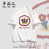 单品汇 原宿韩版印花纯棉短袖男女夏季新款学生情侣T恤宽松上衣潮