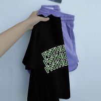 单品汇 纯棉短袖酷冷风正肩T恤女夏季韩版潮牌短款甜酷辣妹上衣