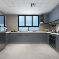 诺贝尔瓷砖 迪拜灰(哑)厨房卫生间墙砖地砖400x800 防滑耐磨地砖现代简约