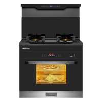 奥铂特(aoubot) JJZT-S-02Q 货号JA836ZK 集成灶 蒸烤一体 蒸烤容量65L 一级能效 天然气