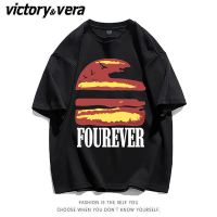 VICTORYVERAins超火美式复古短袖T恤女学生韩版宽松夏季新款上衣