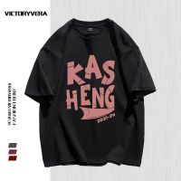 VICTORYVERA夏季宽松短袖T恤女2022夏季新款慵懒风别致上衣ins潮