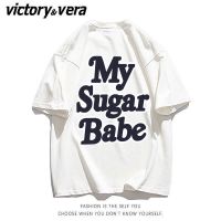 VICTORYVERA短袖t恤女学生夏季新款韩版宽松ins潮牌港风复古上衣