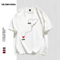 VICTORYVERA慵懒风vintage短袖t恤女2022夏季新款学生宽松上衣服