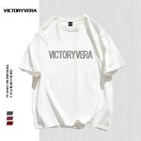 VICTORYVERA学生盐系嘻哈印花短袖t恤女夏新款宽松休闲上衣ins潮