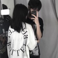 VICTORYVERA夏季2022新款潮牌短袖t恤女宽松纯棉情侣装半袖体恤衫