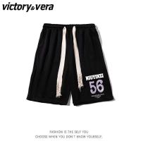 VICTORYVERA夏季新款韩版宽松短裤男女学生黑色直筒短裤百搭ins潮