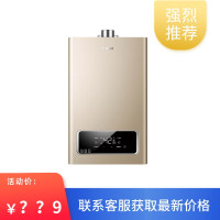 海尔(Haier)燃气热水器家用商用 双调恒温洗浴智能变升整机防冻13升大出水量 JSQ30-16E3BD(金色)