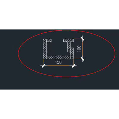 中岛专区定制门楣 高100mm*宽150mm 白色贴膜 嵌入式灯带 30元/分米 ,根据实际长度选择数量,每0.1米单价