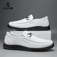 oyy2023新款休闲皮鞋 时尚四季鞋 软底防滑男鞋