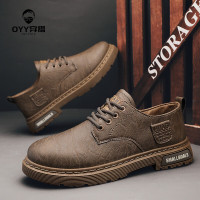 oyy2023新款商务皮鞋英伦风休闲小皮鞋男鞋