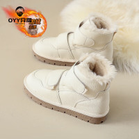 oyy2023新款雪地靴女魔术贴短靴加绒棉鞋-