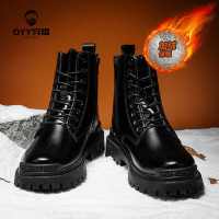 oyy2023新款 冬季棉鞋高帮鞋八孔马丁靴工装靴皮鞋