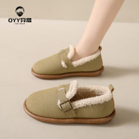oyy2023新款女鞋冬季加绒棉鞋孕妇妈妈鞋外出保暖靴子