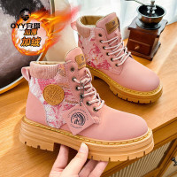 oyy2023新款 加绒马丁靴小靴大靴工装鞋机车靴