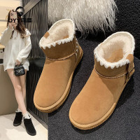 oyy2023新款女鞋 新款ins百搭时尚休闲潮流保暖加绒雪地靴女