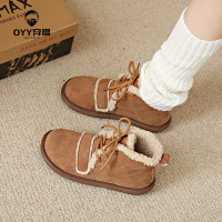 oyy2023新款 雪地靴羊羔绒短靴加绒保暖勃肯棉鞋冬季