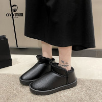 oyy2023新款女鞋冬季加绒雪地靴孕妇保暖大棉鞋外出防水大码靴子