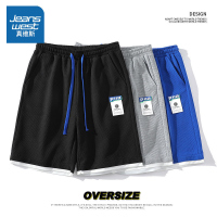 真维斯纯棉短裤男夏季新款五分大裤衩运动透气外穿潮流宽松休闲裤